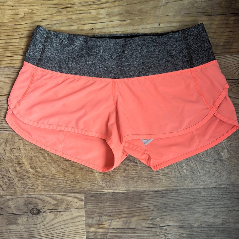 Lululemon Speed up shorts, size 6, pink